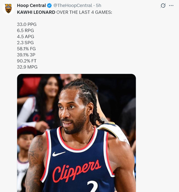 彩客网 官网-轰45+5一战刷7纪录！小卡助快船成历史首队 34岁重入巅峰欲搅乱季后赛|伦纳德|明尼苏达森林狼队|安东尼·爱德华兹|洛杉矶快船队|NBA常规赛_新浪体育_新浪新闻